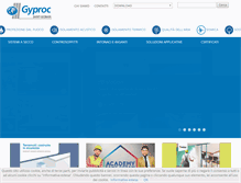 Tablet Screenshot of gyproc.it