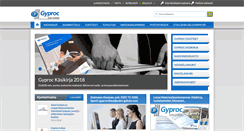 Desktop Screenshot of gyproc.fi