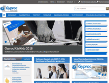 Tablet Screenshot of gyproc.fi